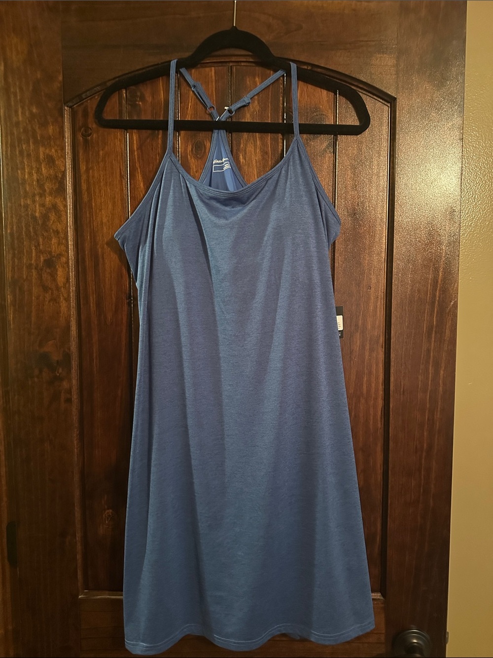 Eddie Bauer Blue Strappy Midi Dress